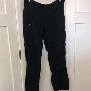 Columbia| Pants| Men’s| Size 38/34| Black| Outdoor utility, Convertible Cargo